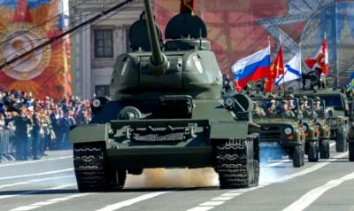 Самый позорный парад победы в РФ